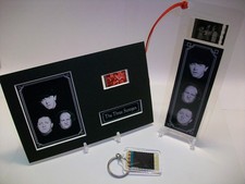 Three 3 Stooges Rare 3 Piece Movie Film Cell Memorabilia Collection Gift Set Lot