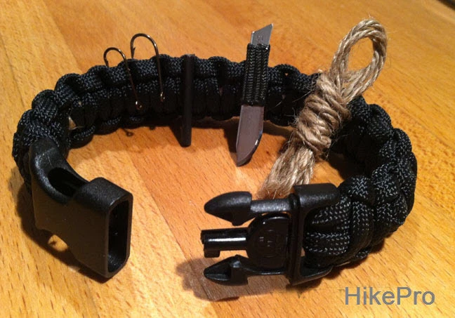 550 Paracord Survival Bracelet Covert Band universal handcuff key