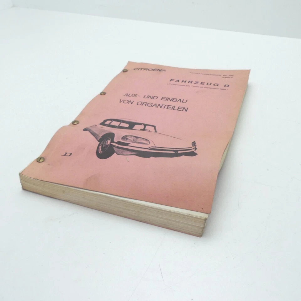 original Werkstatthandbuch Citroen D DS 19 DS 21 Reparaturanleitung Handbuch - Bild 2 von 4