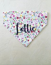 Dog Bandana, Personalised Dog bandana, Summer Slide On Dog Bandana