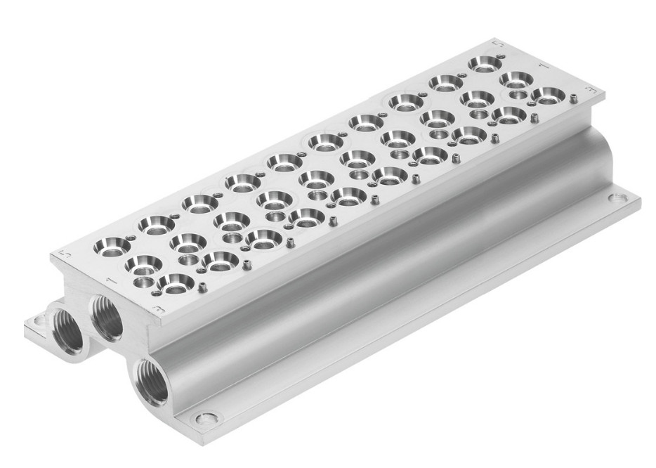 Festo CPE10-PRS-1 / 4-10-NPT 550078 Connection Block New