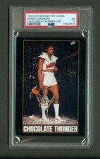 Darryl Dawkins 1994 Upper Deck Nike Poster Card Chocolate Thunder  PSA 5 EX
