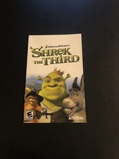 shrek the third ps2 Manual Only