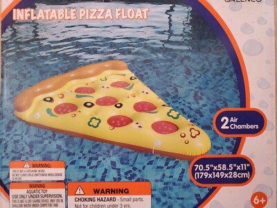 Pizza Pool Toy Inflatable Floating Jumbo Pizza Raft Fun | eBay