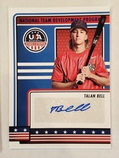 TALAN BELL 2023 Panini Stars & Stripes NATIONAL TEAM DEVELOPMENT BLUE FOIL AUTO