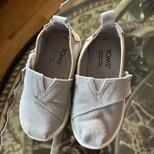 TOMS Alpargata Slip On Toddler Boys Grey Casual Shoes Size T7