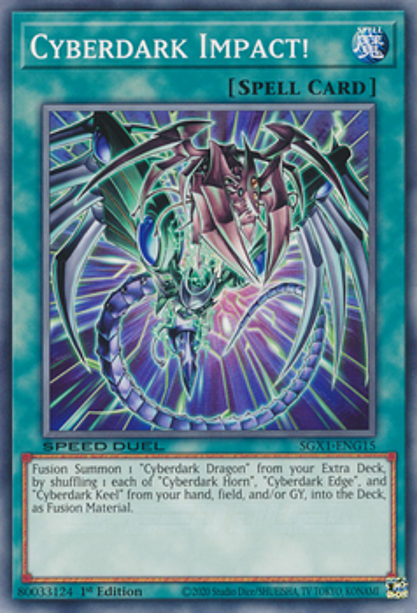 Cyberdark Impact! SGX1-ENG15 N/ Mint 1st YUGIOH Card | eBay