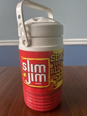 Igloo Water Jug Snap Into A Slim Jim Half Gallon Cooler Thermos Advertisement