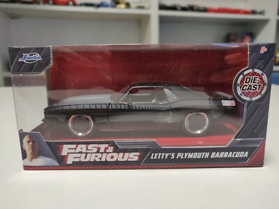 Jada Toys - Fast and Furious Letty's Plymouth Barracuda 1:32 Neu - Modellauto