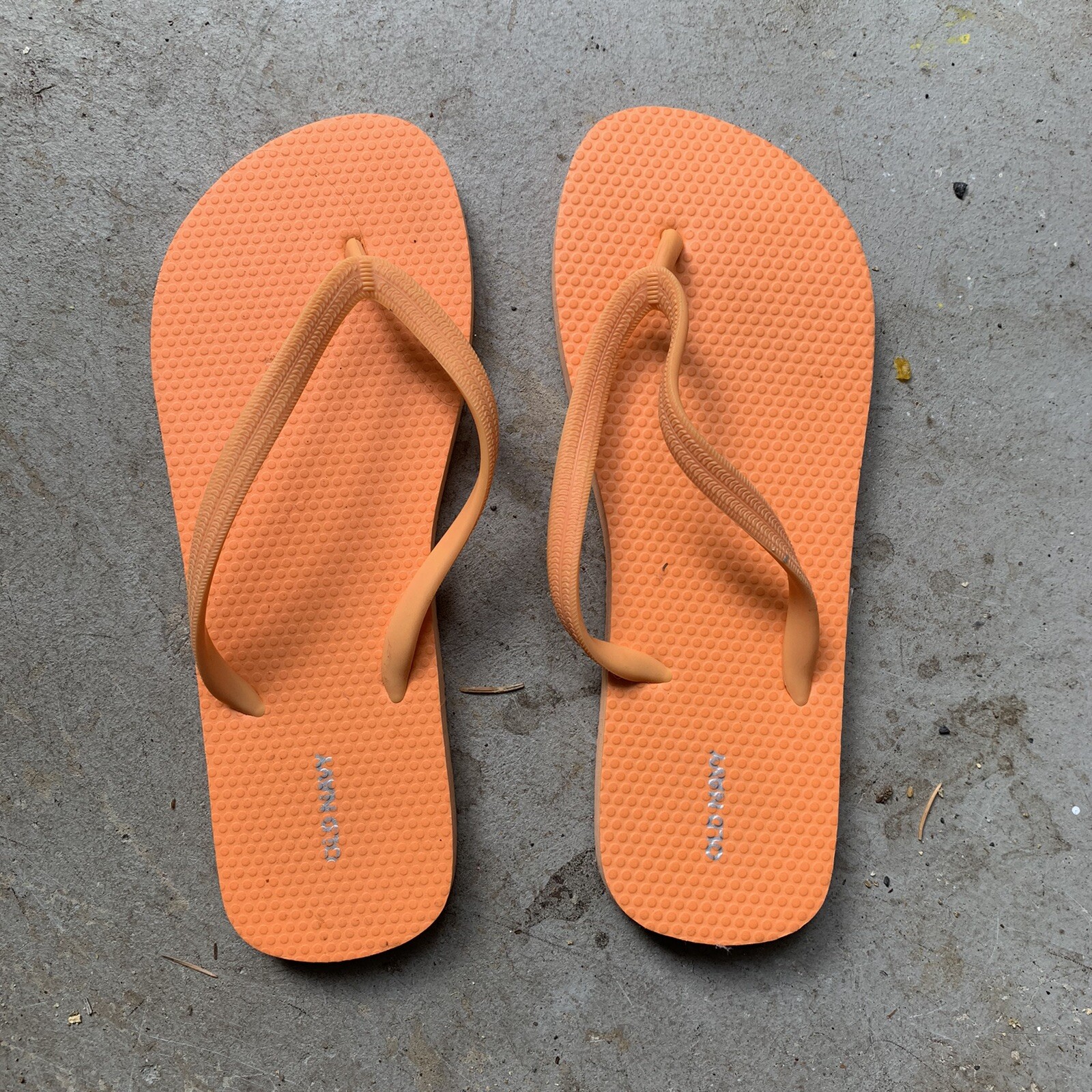 Lotto di 3 infradito (arancione verde e giallo)