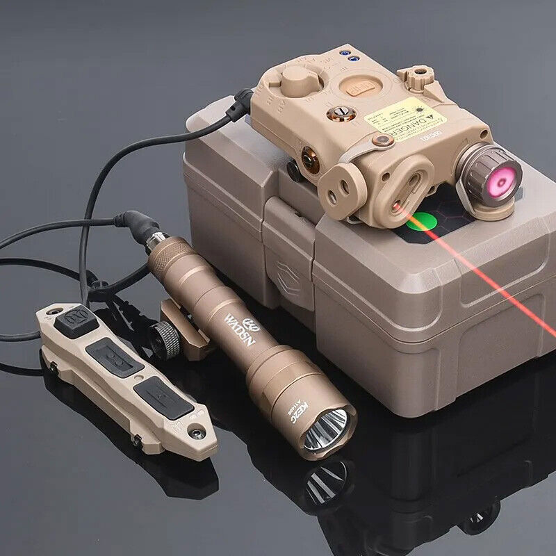 Tactical PEQ 15 IR Illuminator Red Green Blue IR Laser Aiming