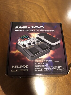 NUX MG-100 electric guitar pedal (tested)