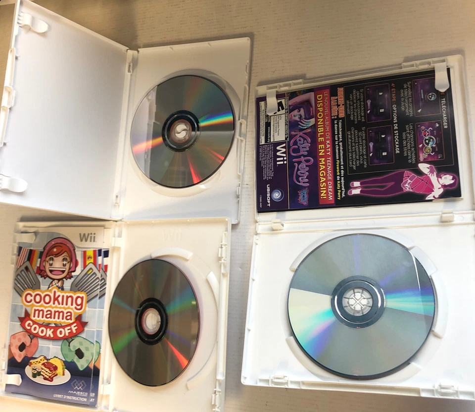 Just danse 2,Activev P.T,Cooking mama cook off Wii Game Bundle  - Image 3 of 4