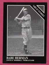 1991 The Sporting News # 169 Babe Herman  - Box 125