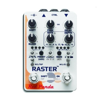 RED PANDA RASTER 2 Digital Delay Pitch, Phase, Frequency Shifting FX Pedal