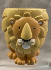 Home Design Zoo Animal Lion bathroom Or Pencil cup, kidsroom resin