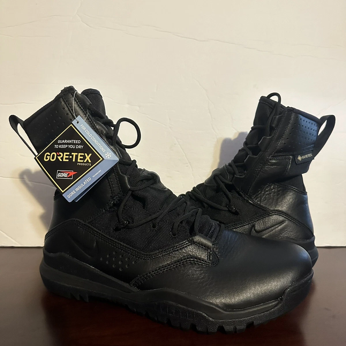Nike SFB Field 8 GORE TEX GTX Black Leather Boots Mens Sizes NEW