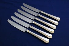 SET OF 6  YAMAZAKI  RAMONA GOLD Accent Stainless Patrick Japan  Flatware