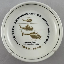 Vietnam War Bell Helicopter Ashtray Army Air Mobility Aviation Team 1942-1972