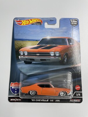 Chevelle SS 396 1969 *RR** Hot Wheels Premium American Scene 978J 1:64 