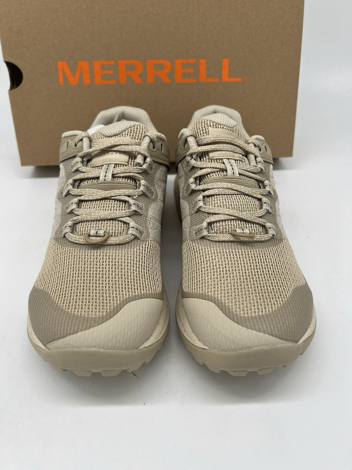 Scarpe da ginnastica Merrell Antora 3 beige trail da donna taglia 10 prezzo al pubblico consigliato $125
