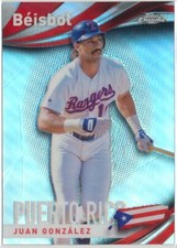 2021 Topps Chrome - Juan Gonzalez - Texas Rangers - Beisbol - #B-14