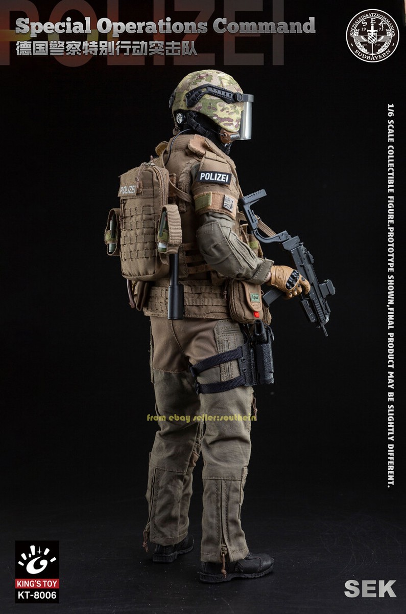 King'S 1/6 German Police Special Operations Assault Team Sek Kt