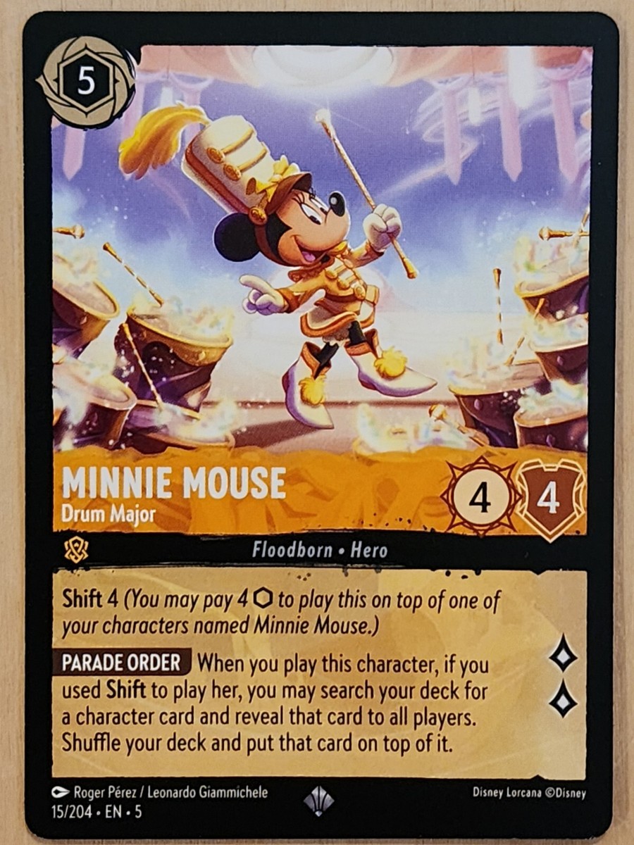 Minnie Mouse - Drum Major - 15/204 - Non Foil - Lorcana 