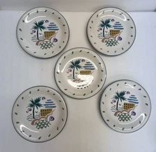 Studio Nova ~ ISLAND BREEZE ~ Y2331 ~ Dinner Plates Plate ~ Lot of 5