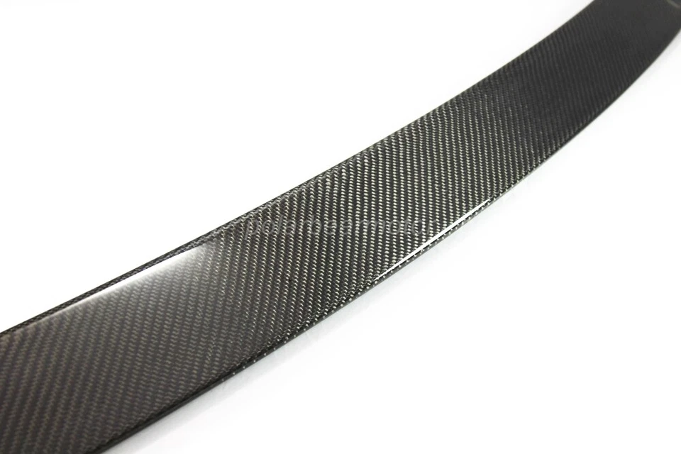 Alerón de techo ventana fibra de carbono real para BMW E90 325i 328i 335i 2006-2011 Foto 3 de 4