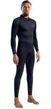 Dark Lightning Wetsuits for Men and Women, Mens/Womens Wet Suit Large Black