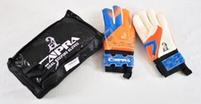 Capra goalkeeper gloves size 6 ultra grip backbone finger adjustable
