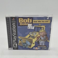 Bob the Builder Can We Fix It (Sony PlayStation 1, PS1) Complete CIB