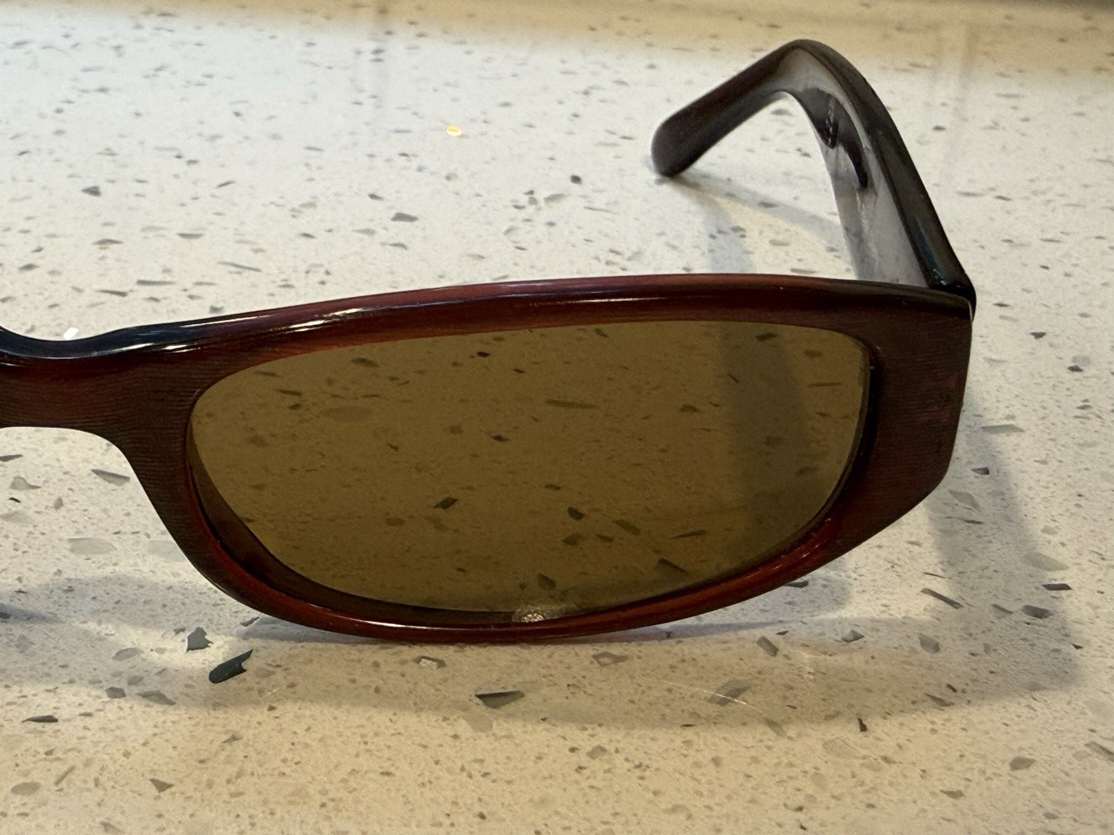 Smith Optics Slim Black Cherry Rectangular Sungla… - image 4