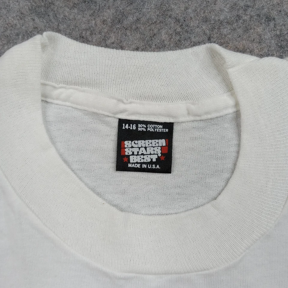 Vintage Screen Stars Shirt Youth Large 14-16 Made USA 90s Cat Heart Valentine - Image 2 of 4