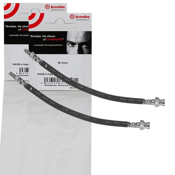 2X Brembo BremsschlÄUche Hinten AußEn Beidseitig Passend FÜR Mitsubishi Grandis-image