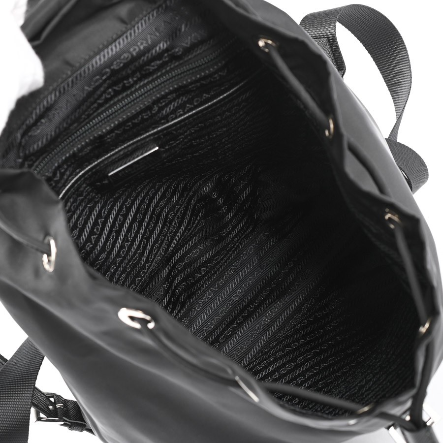 PRADA Backpack 1BZ032 Backpack / black unisex thumbnail 4