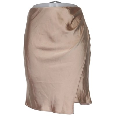 Sassy Classy, Rock, Größe: S, Beige, Polyester, Einfarbig, Satin, Damen #zz3