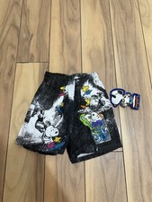 NWT Vintage Snoopy Swimwear Toddler Boy's Swim Trunks Size 2T