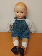 Large Vintage Antique Effanbee Composite  / Rag Doll 65cm ❤️CHARITY 