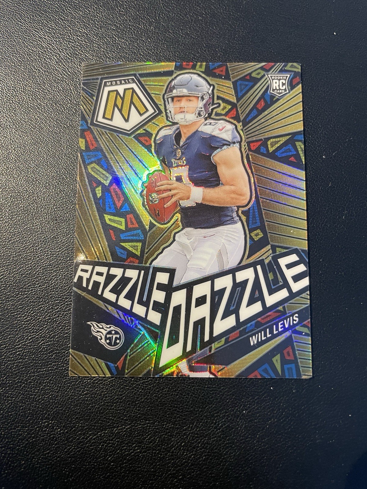 2023 Panini Mosaic Will Levis Razzle Dazzle #RD-18 Case Hit! Rookie RC - Titans