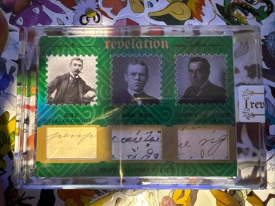 2025 Eternal Revelation De Coubertin James Connolly Vikelas Tri Relics 5/5 Seale