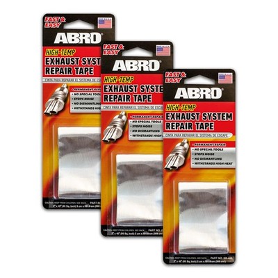 Exhaust Tape Muffler Repair Kit High Temp Aluminum Bonding Agent Leak Tape