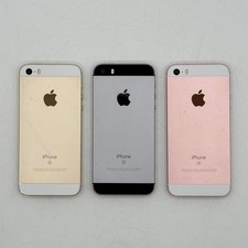 Lot of 3 Broken Apple iPhone SE A1662 For Parts Or Repairs