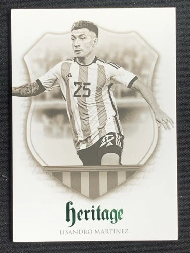 Lisandro Martinez 2023 Futera Unique Heritage Green /24 #HG021