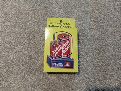 Radio Shack Micronta Battery Checker Tester Vintage Open Box 