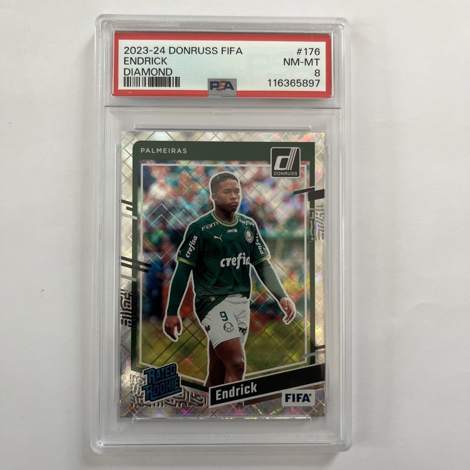 2023-24 Panini Donruss Fifa - Rated Rookie Endrick #176 Diamond