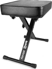 Portable High-Density X-Style Padded Keyboard Bench Stool
