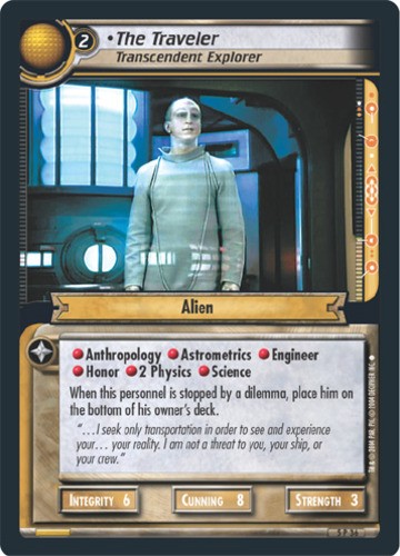 The Traveler, Transcendent Explorer Moderately Played ST2E: Fractured Time