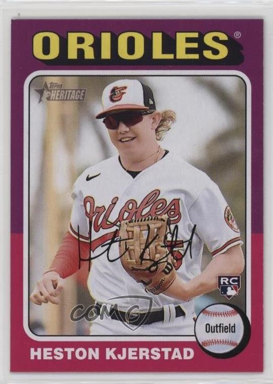 2024 Topps Heritage Heston Kjerstad #327 Rookie RC 12g7